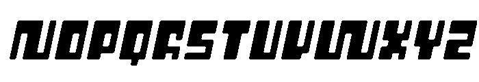 Cusp Round Slant Font UPPERCASE
