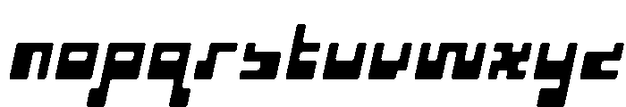 Cusp Round Slant Font LOWERCASE