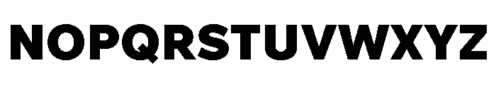 Custom Sans Black Font UPPERCASE