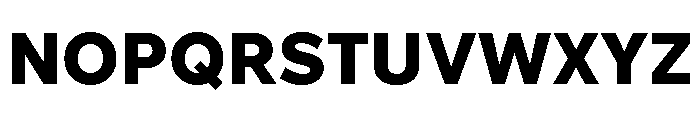 Custom Sans Extra Bold Font UPPERCASE