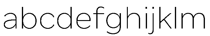 Custom Sans Extra Light FONT