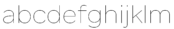 Custom Sans Hairline FONT