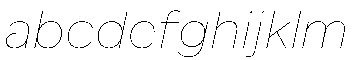 Custom Sans Italic FONT