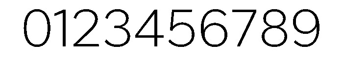 Custom Sans Light Font OTHER CHARS