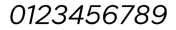 Custom Sans Regular Italic Font OTHER CHARS