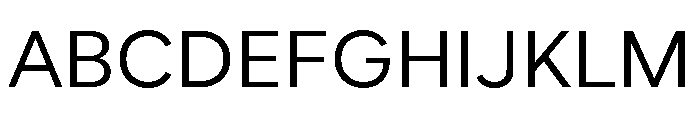 Custom Sans Regular Font UPPERCASE