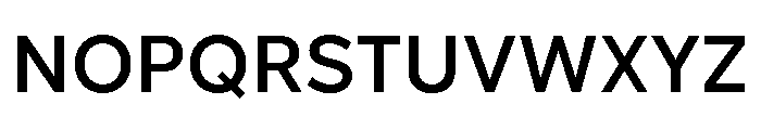 Custom Sans Semi Bold Font UPPERCASE