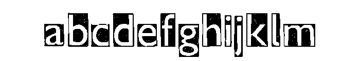 Cut Block Regular FONT