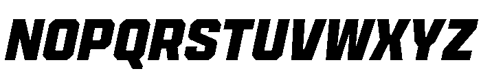 Cutmark Bold Italic Font UPPERCASE