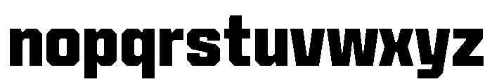 Cutmark Bold Font LOWERCASE