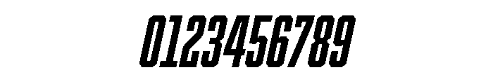 Cutmark Condensed Bold Italic Font OTHER CHARS