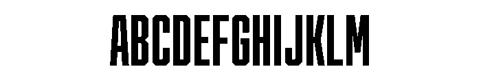 Cutmark Condensed Bold Font UPPERCASE