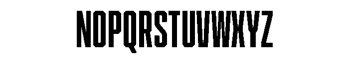 Cutmark Condensed Bold Font UPPERCASE