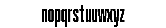 Cutmark Condensed Bold Font LOWERCASE