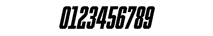 Cutmark Condensed Extra Bold Italic Font OTHER CHARS