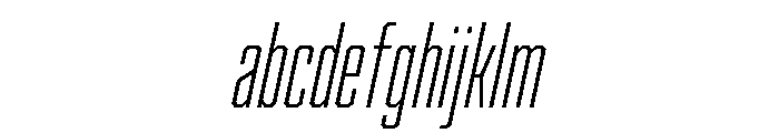 Cutmark Condensed Extra Light Italic FONT