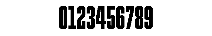Cutmark Condensed Heavy Font OTHER CHARS