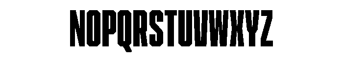Cutmark Condensed Heavy Font UPPERCASE
