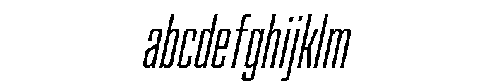 Cutmark Condensed Light Italic FONT