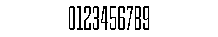 Cutmark Condensed Light Font OTHER CHARS