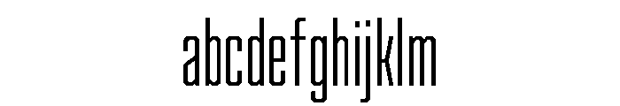 Cutmark Condensed Light FONT
