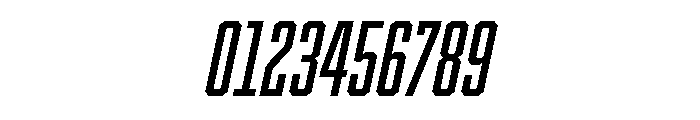 Cutmark Condensed Medium Italic Font OTHER CHARS