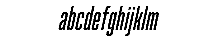 Cutmark Condensed Medium Italic FONT
