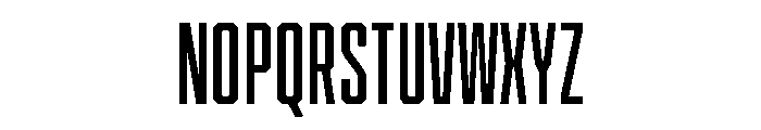 Cutmark Condensed Medium Font UPPERCASE