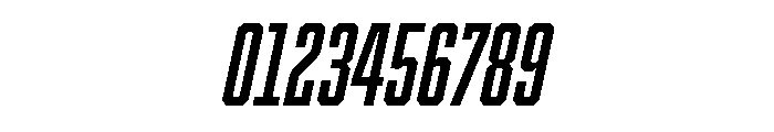 Cutmark Condensed Semi Bold Italic Font OTHER CHARS