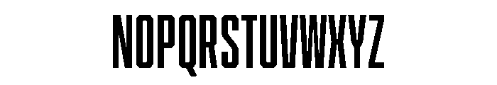 Cutmark Condensed Semi Bold Font UPPERCASE