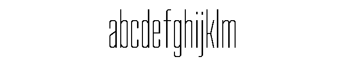 Cutmark Condensed Thin FONT