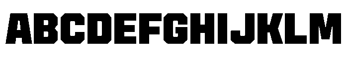 Cutmark Extra Bold Font UPPERCASE