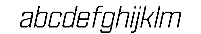 Cutmark Extra Light Italic FONT