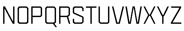 Cutmark Extra Light Font UPPERCASE
