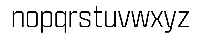 Cutmark Extra Light Font LOWERCASE