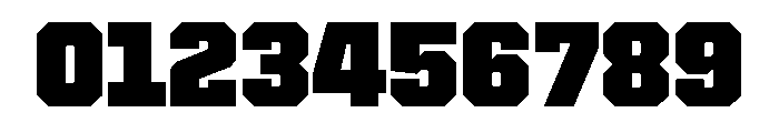 Cutmark Heavy Font OTHER CHARS
