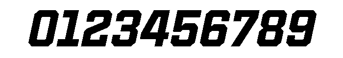 Cutmark Medium Italic Font OTHER CHARS