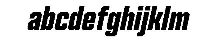 Cutmark Narrow Extra Bold Italic FONT