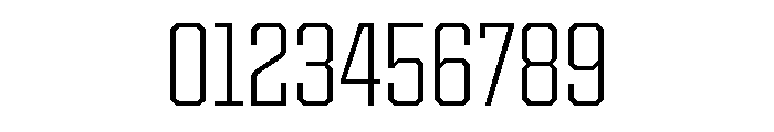 Cutmark Narrow Extra Light Font OTHER CHARS