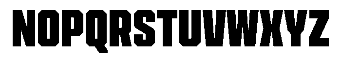 Cutmark Narrow Heavy Font UPPERCASE