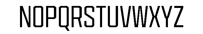 Cutmark Narrow Light Font UPPERCASE