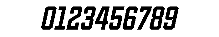 Cutmark Narrow Medium Italic Font OTHER CHARS