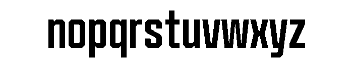 Cutmark Narrow Medium Font LOWERCASE