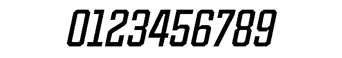 Cutmark Narrow Regular Italic Font OTHER CHARS