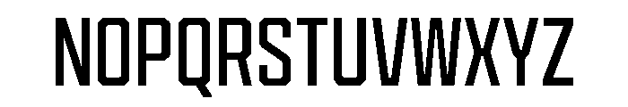 Cutmark Narrow Regular Font UPPERCASE