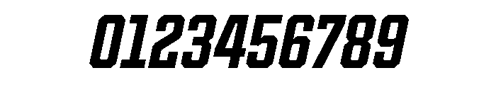 Cutmark Narrow Semi Bold Italic Font OTHER CHARS