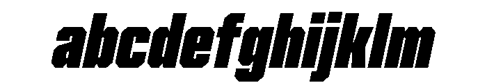 Cutmark Narrow Super Italic FONT