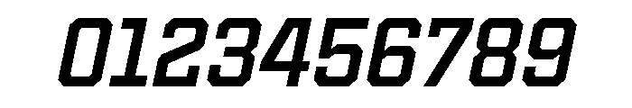 Cutmark Regular Italic Font OTHER CHARS