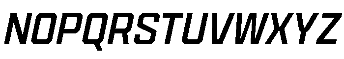 Cutmark Regular Italic Font UPPERCASE