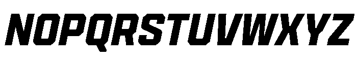 Cutmark Semi Bold Italic Font UPPERCASE
